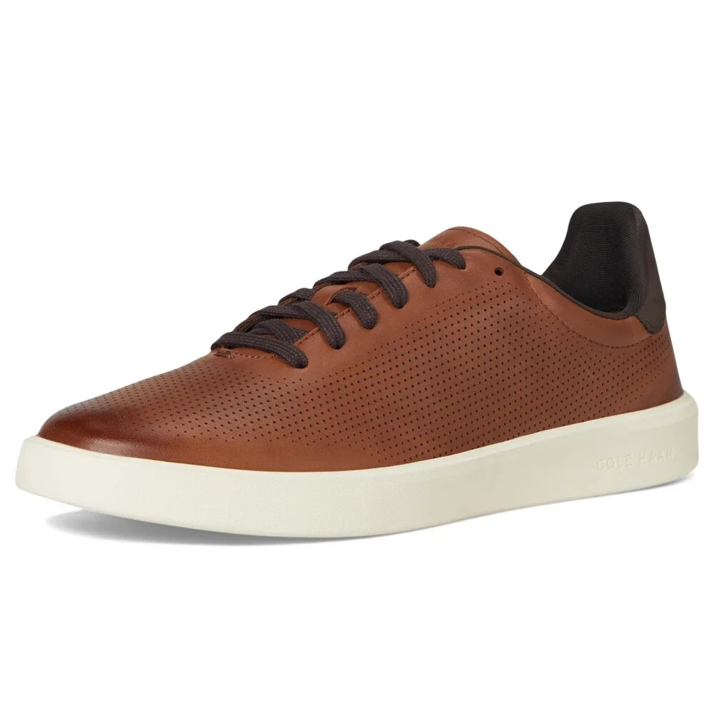 Cole Haan Grand Crosscourt Daily Laser Men's US 10 D Brown Casual Shoes ZOGG3622